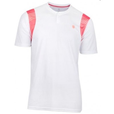 K Swiss T-shirt B2 White Rose