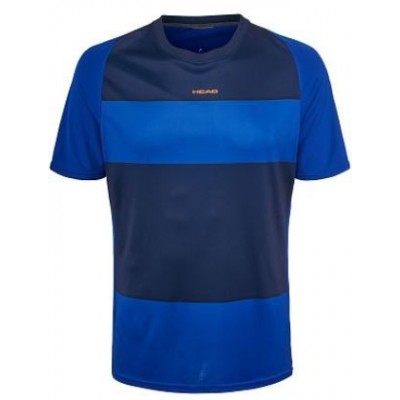 Ropa de Padel Head CAMISETA VISION Striped Navy