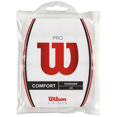 Blister Wilson 12 Overgrips Pro Blanco