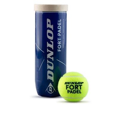 Bote de 3 Pelotas Dunlop Fort Padel