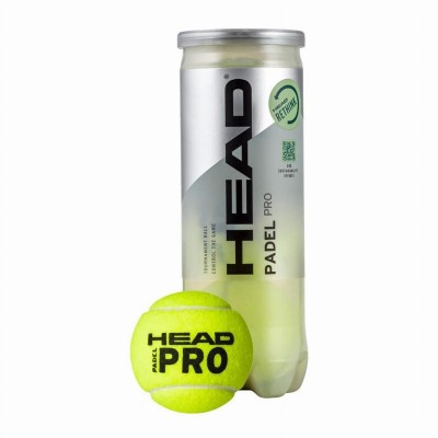 Pot de 3 balles Head Padel Pro