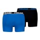 Boxer Head Basic Bleu Indigo Noir 2 Unites