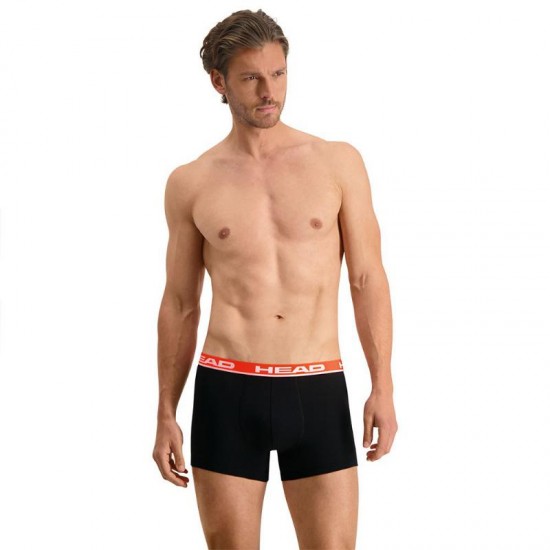 Head Basic Boxers Grey Red 2 Units