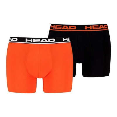 Head Basic Orange Black Boxers 2 Units