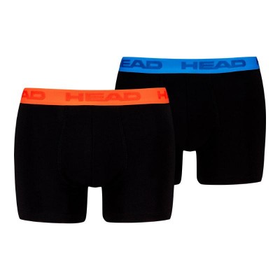 Boxers Head Orange Blue Black 2 Units