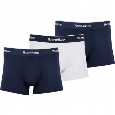 Boxers Tecnifibre Marine Blanc 3 Unites