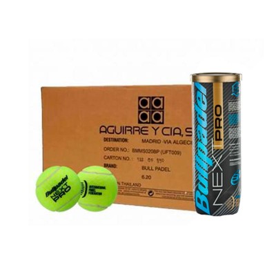 Cajon 72 Pelotas - 24 Botes de 3 uds - Bullpadel FIP Next Pro