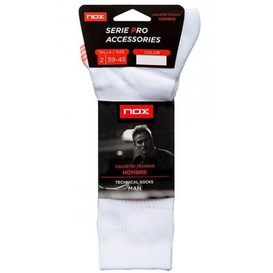 Nox Pro Red White Socks 1 Pair