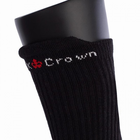 Calcetines Black Crown Premium Altos Negro 1 Par