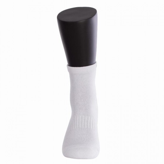 Black Crown Pro Ankle Socks White 1 Pair