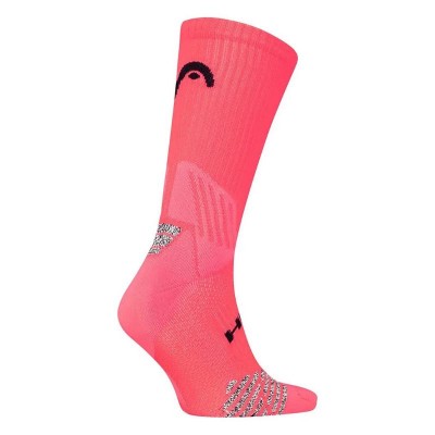 Calcetines Head Performance Padel Crew Coral Fluor 1 Par