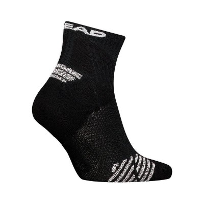 Calcetines Head Performance Padel Quarter Negro 1 Par