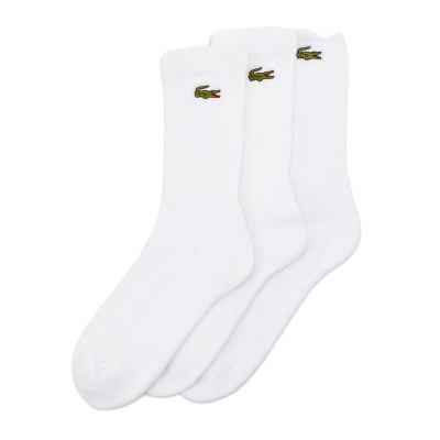 Socks Lacoste Sport High Cut White 3 Pairs