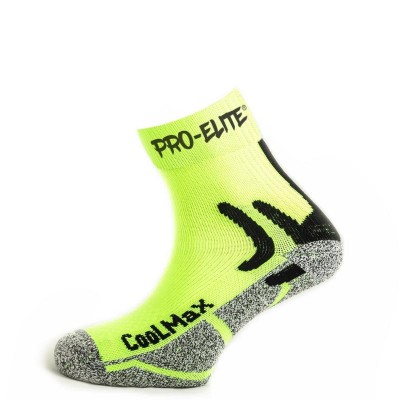 Pro Elite Coolmax Neon Yellow Socks 1 Pair