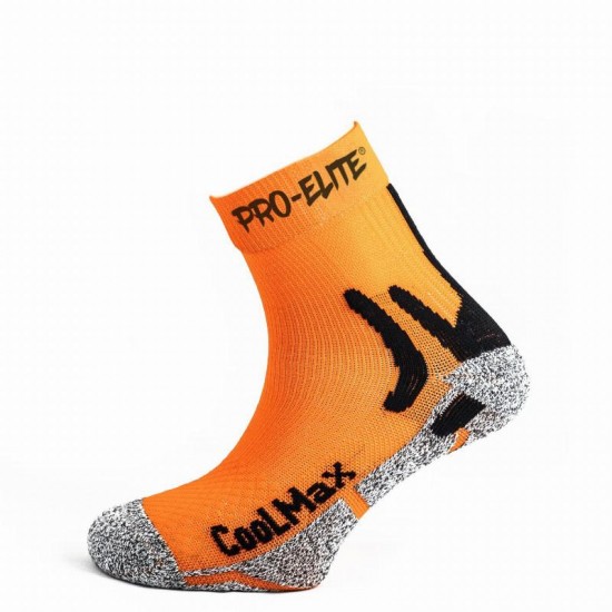 Pro Elite Coolmax Chaussettes Orange 1 Paire