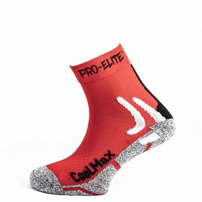 Pro Elite Coolmax Rouge Chaussettes 1 Paire