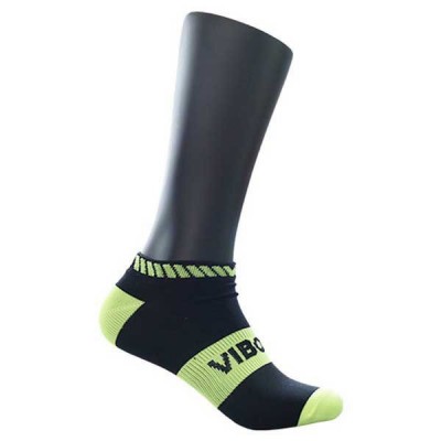 Calcetines Vibora Invisibles Negro Amarillo 1 Par