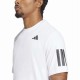 Adidas Club 3 Stripes White Black T-Shirt