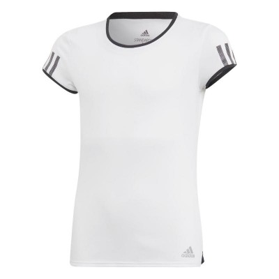 Adidas Club White Black Junior T-Shirt