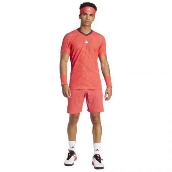 T-shirt adidas Freelift Mesh Pro Rouge