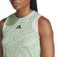 Camiseta Adidas Match Pro Verde Gris Mujer