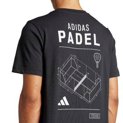 Adidas Padel Categorie Graphic Noir T-Shirt