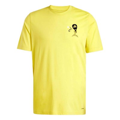 T-shirt Adidas Padel Zone Sulfur Jaune