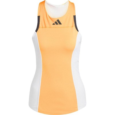 T-shirt Femme Adidas Pro Orange Blanc