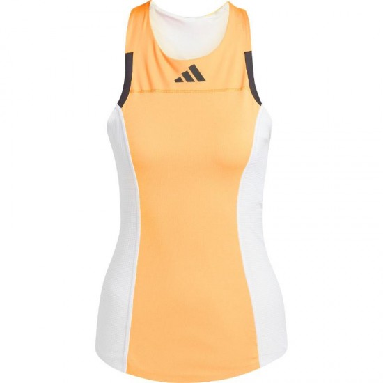 T-shirt Femme Adidas Pro Orange Blanc