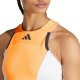 T-shirt Femme Adidas Pro Orange Blanc