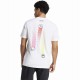 Adidas Tennis Happy 3 Balls Graphic T-shirt blanc