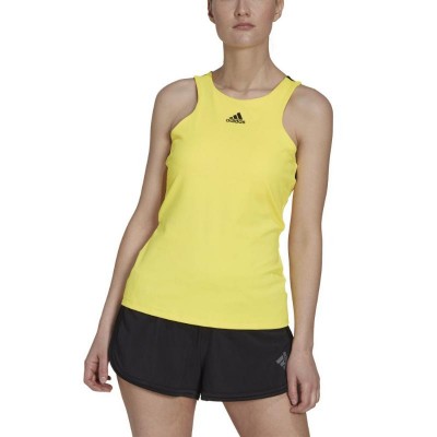 Camiseta Adidas Y-Tank Beam Amarillo Negro