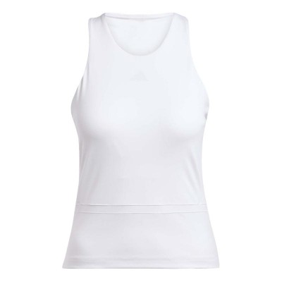 Camiseta Adidas Y-Tank Midi Blanco Mujer