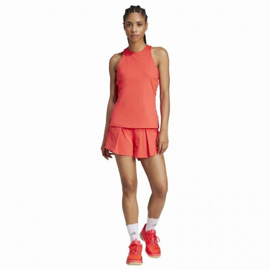 T-shirt femme adidas Y-Tank rouge