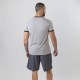 Camiseta Algodon Cartri Ibiza Gris Negro