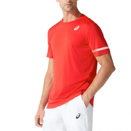 Red Asics Court T-shirt