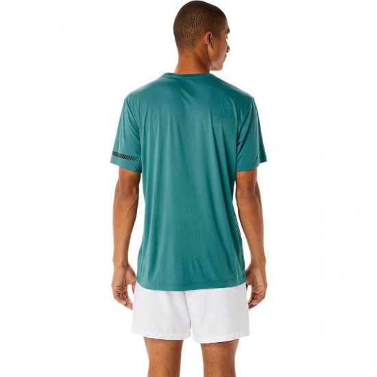 Camiseta Asics Court SS Verde Pino