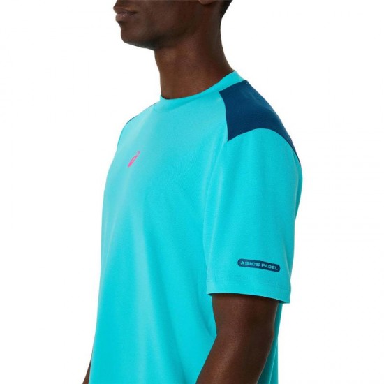 Camiseta Asics Padel Court SS Haut Aqua