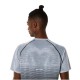 Camiseta Asics Seamless SS Top Negro Performance Gris