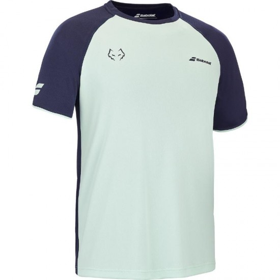 Babolat Juan Lebron T-Shirt Vert Bleu