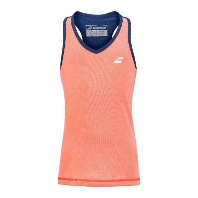 Babolat Play T-Shirt Orange Dark Blue Women