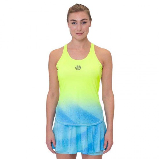 Camiseta Bidi Badu Beach Spirit Amarillo Neon Aqua Mujer