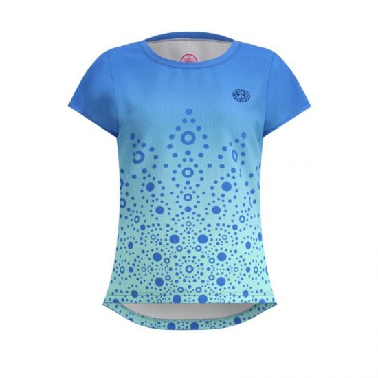 Camiseta Bidi Badu Colortwist Aqua Azul Mujer