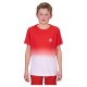 Bidi Badu Crew Gradiant Red White Junior T-Shirt