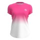 Camiseta Bidi Badu Crew Gradiant Tee Rosa Blanco Mujer