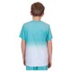 Camiseta Bidi Badu Crew Gradiant Aqua Blanco Junior