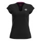 Bidi Badu Crew V-Neck T-Shirt Noir Femme