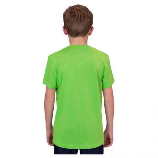 Camiseta Bidi Badu Crew Vert Fluo Dark Azul Junior