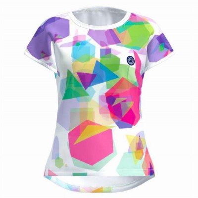 Bidi Badu Kaleido Capsleeve White Mix Junior T-Shirt