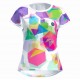 Camiseta Bidi Badu Kaleido Capsleeve Blanco Mix Junior